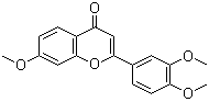 结构式 CAS# 22395-24-0, 7,3',4'-三甲氧基黄酮