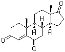 Androst-4-ene-3,6,17-trione molecular structure (CAS 2243-06-3)