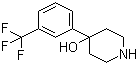 结构式 CAS# 2249-28-7, 4-(3-三氟甲基)苯基-4-哌啶醇