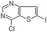 structure of CAS# 225382-62-7, 4-Chloro-6-iodothieno[3,2-d]pyrimidine