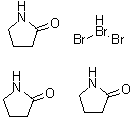 Hydrogen tribromide, compd. with 2-pyrrolidinone (1:3) molecular structure (CAS 22580-55-8)
