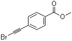 structure of CAS# 225928-10-9, 4-(2-Bromoethynyl)benzoic acid methyl ester