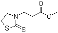 2-Thioxo-3-thiazolidinepropanoic acid methyl ester molecular structure (CAS 22623-71-8)