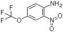 结构式 CAS# 2267-23-4, 2-硝基-4-(三氟甲氧基)苯胺