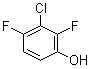 3-Chloro-2,4-difluorophenol molecular structure (CAS 2268-00-0)