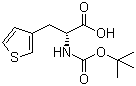 Boc-D-3-(3-Thienyl)alanine molecular structure (CAS 226880-86-0)