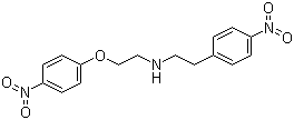 structure of CAS# 226992-13-8, 4-Nitro-N-[2-(4-nitrophenoxy)ethyl]benzeneethanamine