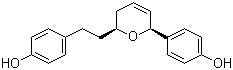 (3S,7S)-5,6-Dehydro-4''-de-O-methylcentrolobine molecular structure (CAS 227289-51-2)