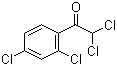 结构式 CAS# 2274-66-0, 2,2,2',4'-四氯苯乙酮