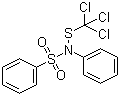 结构式 CAS# 2280-49-1, N-苯基-N-[(三氯甲基)硫代]苯磺酰胺