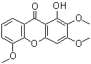 1-羟基-2,3,5-三甲氧基-9H-氧杂蒽-9-酮分子结构 (CAS 22804-49-5)