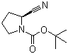 structure of CAS# 228244-04-0, (S)-1-Boc-2-cyanopyrrolidine;(S)-1-Boc-2-Pyrrolidinecarbonitrile; (S)-1-(tert-Butoxycarbonyl)-2-Pyrrolidinecarbonitrile