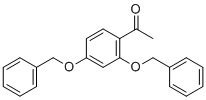 1-(2,4-双(苄氧基)苯基)乙酮分子结构 (CAS 22877-01-6)