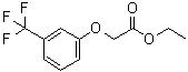 (3-三氟甲基苯氧基)乙酸乙酯分子结构 (CAS 22897-99-0)