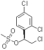 结构式 CAS# 229334-55-8, (S)-(2,4-二氯苯基)(氯甲基)甲基甲烷磺酸酯