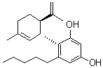 4-[(1R,6R)-3-Methyl-6-(1-methylethenyl)-2-cyclohexen-1-yl]-5-pentyl-1,3-benzenediol molecular structure (CAS 22972-55-0)
