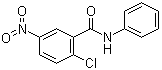 结构式 CAS# 22978-25-2, 2-氯-5-硝基苯甲酰苯胺