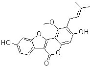 Glycyrol molecular structure (CAS 23013-84-5)
