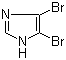 结构式 CAS# 2302-30-9, 4,5-二溴-1H-咪唑
