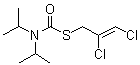 结构式 CAS# 2303-16-4, 燕麦敌