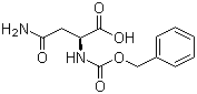 N-苄氧羰基-L-天冬酰胺分子结构 (CAS 2304-96-3)