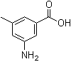 结构式 CAS# 2305-37-5, 3-氨基-5-甲基苯甲酸