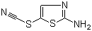 structure of CAS# 23056-10-2, 5-Thiocyanatothiazol-2-ylamine