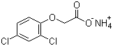 2,4-二氯苯氧基乙酸铵分子结构 (CAS 2307-55-3)