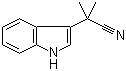 alpha,alpha-二甲基吲哚-3-乙腈分子结构 (CAS 23078-29-7)