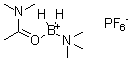 (N,N-Dimethylacetamide)dihydro(trimethylamine)boron hexafluorophosphate molecular structure (CAS 23108-81-8)