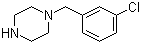 structure of CAS# 23145-91-7, 1-(3-Chlorobenzyl)piperazine;N-(3-Chlorobenzyl)piperazine; 1-(m-Chlorobenzyl)piperazine