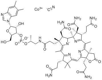 Cyanocobalamin EP Impurity A molecular structure (CAS 23208-66-4)