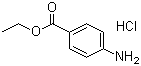 苯佐卡因盐酸盐分子结构 (CAS 23239-88-5)