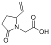 structure of CAS# 2324151-81-5, Vigabatrin Impurity 1;2-ethenyl-5-oxo-1-Pyrrolidineacetic acid