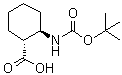 structure of CAS# 233661-54-6, (1R,2R)-2-[(tert-Butoxycarbonyl)amino]cyclohexylcarboxylic acid