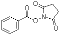 Benzoic acid N-hydroxysuccinimide ester molecular structure (CAS 23405-15-4)