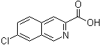 结构式 CAS# 234098-55-6, 7-氯-3-异喹啉羧酸