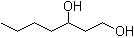 1,3-庚二醇分子结构 (CAS 23433-04-7)