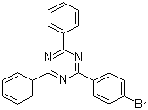 结构式 CAS# 23449-08-3, 2-(4-溴苯基)-4,6-二苯基-1,3,5-三嗪