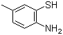 2-氨基-5-甲基苯硫酚分子结构 (CAS 23451-96-9)