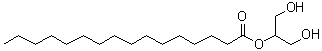 结构式 CAS# 23470-00-0, beta-单棕榈酸甘油酯