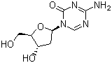 结构式 CAS# 2353-33-5, 5-氮杂-2'-脱氧胞嘧啶核苷; 5-氮杂-2'-脱氧胞苷