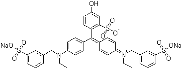 结构式 CAS# 2353-45-9, 固绿 FCF