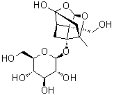 8-O-Debenzoylpaeoniflorin molecular structure (CAS 23532-11-8)