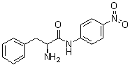 结构式 CAS# 2360-97-6, (alphaS)-alpha-氨基-N-(4-硝基苯基)苯丙酰胺