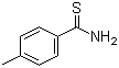 4-甲基硫代苯甲酰胺分子结构 (CAS 2362-62-1)