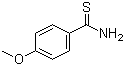 4-甲氧基硫代苯甲酰胺分子结构 (CAS 2362-64-3)