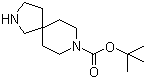 结构式 CAS# 236406-39-6, 2,8-二氮杂螺[4.5]癸烷-8-羧酸叔丁酯