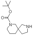 结构式 CAS# 236406-61-4, 2,7-二氮杂螺[4.5]癸烷-7-羧酸叔丁酯
