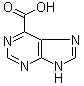 structure of CAS# 2365-43-7, Purine-6-carboxylic acid;6-Carboxypurine; 6-Purinoic acid; NSC 54461